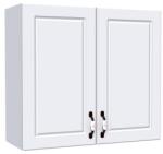 Spectral Mobila Corp superior 80 cu 2 usi cu scurgator de vase Zebra MDF Alb lucios