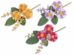 Decorer Set 3 Margarete artificiale multicolore cm 15 H (A09.06.61)