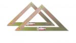 RUBI Rigla / echer cromat - 24 (60 cm) - RUBI-60993 (RUBI-60993) - zoomzi Vinclu