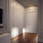 Garofoli Usa culisanta de interior din lemn - Garofoli colectia Miraquadra model 3/B Tortora/Ivory/Grey 2100x800 (MIRAQUADRA3B)