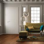 Garofoli Usa culisanta de interior din lemn - Garofoli colectia Miraquadra model 4/B Alb 2000X800 (MIRAQUADRA4B)
