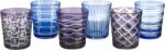Polspotten Pahare Cobalt Mix 250 ml, 6 buc (140-230-115) Pahar
