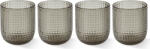 Polspotten Pahare Rooftop 300 ml, gri, 4 buc (140-230-216) Pahar