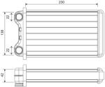 VALEO 812255 Schimbator caldura, incalzire habitaclu