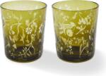 Polspotten Pahare Scattered Flowers verzi, 2 buc (140-230-234) Pahar