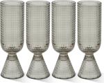 Polspotten Pahare de șampanie Rooftop 220 ml, gri, 4 buc (140-230-223) Pahar