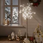 vidaXL Pom de Craciun, 156 LED-uri, alb rece, 1, 5 m, salcie, int. /ext. GartenMobel Dekor (332955)