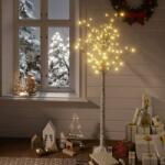 vidaXL Pom de Craciun, 156 LED-uri, alb cald, 1, 5 m, salcie, int. /ext. GartenMobel Dekor (332954)