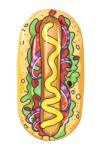 Bestway BBESTWAY PLUTA GONFLABILA HOT DOG 190X109 CM (B43248)