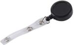 Kejea Dispozitiv cu snur retractabil pt. legitimatii, rotund-D20mm, clips curea, KEJEA - negru (KJ-T-425-BK)