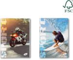 Caiete scolare import Caiet A5, 48 file, 80gsm, coperta carton 300gsm, design sports - dictando (EP-064598)