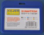 Kejea Suport PP tip arc, pentru carduri, 85x55mm, orizontal, 5 buc/set, KEJEA - bleumarin (KJ-T-672H)