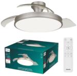 Philips 8721103096081 LED ventilátor világítással Atlas | 35W integrált LED forrás | 4500lm | 2700-6500K | fényerőszabályzó | távirányítás | króm