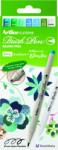 Artline Carioca corp triunghiular, ARTLINE Supreme Green Leaves, varf flexibil (tip pensula), 6 cul/cut + bl (EPFS-F/7BXV1)