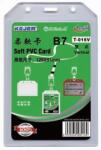 Kejea Buzunar PVC flexibil, pentru ID carduri, 91 x 128mm, vertical, 5 buc/set, KEJEA - transparent (KJ-T-016V) - forit
