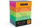 Silka Radiera pt creion, 38x10x16mm, PVC-free, nu lasa reziduuri, 10buc/set, SILKA Corner Neon - asortate (SK-503390)