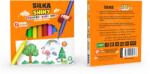 Silka Creioane colorate, 12 culori/cutie, SILKA Shiny Jumbo (SK-505356)