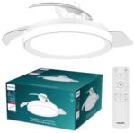 Philips 8721103096029 LED ventilátor világítással Bliss | 35W integrált LED forrás | 4500lm | 2700-6500K | fényerőszabályzó | távirányítás | fehér
