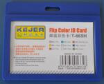 Kejea Suport PP tip flip, pentru carduri, 85x55mm, orizontal, 5 buc/set, KEJEA - bleumarin (KJ-T-665H)