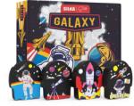 Silka Cutie cu radiere pt creion, nu lasa reziduuri, 36buc/cutie, SILKA Galaxy - space design (SK-501716)