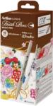 Artline Carioca corp triunghiular, ARTLINE Supreme, varf flexibil (tip pensula), 48 culori/cutie + blender (EPFS-F/49BXV)