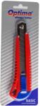 Cuttere OPTIMA Cutter Optima Basic, lama 18mm SK7, sina metalica, ABS (OP-383000843)