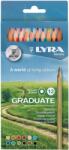 LYRA Creioane colorate LYRA Graduate Graphite, 12 culori/cutie (LR-002871121)