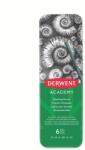 Derwent Creioane Grafit 3B-2H DERWENT Academy, cutie metalica, 6 buc/set, negru (DW-2301945) - forit