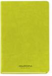 Aurora Caiet A5, 192 file - hartie FSC 80gsm, coperta soft-touch verde, AURORA Capri - dictando (2396CAG)