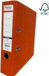 Optima - Clasic & Premium Biblioraft A4, plastifiat PP/PP, margine metalica, 75 mm, Optima Premium - portocaliu (OP-50057506)