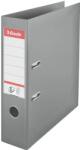 Esselte Biblioraft A4, plastifiat PP/PP, margine metalica, 75 mm, ESSELTE No. 1 Power - gri (ES-811380)