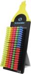 Schneider Display SCHNEIDER Job, 150 textmarkere -(50x galben, 30x verde, roz, 20x orange, 10x albastru, rosu) (S-306891)