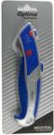 Optima Cutter Optima Industrial, lama trapezoidala + 5 rezerve SK5, cu auto-incarcare, zinc cu rubber grip (OP-380009221) - forit