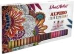 Alpino Carioca cu 2 capete, varf 0.7mm/tip pensula, 72 culori pastel/set, ALPINO Color Experience (MS-AR000197)