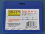 Kejea Suport PP water proof snap type, pentru carduri, 85x55mm, orizontal, 5 buc/set, KEJEA -bleumarin (KJ-T-787H)