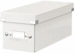 Leitz Cutie pentru 30/60 CD-uri cu carcasa Jewel/Slim, Leitz Click Store, carton laminat - alb (L-60410001)