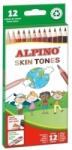 Alpino Creioane colorate, cutie carton, 12 culori/set, ALPINO - Skin Tones (MS-AL010854)