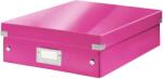 Leitz Cutie depozitare LEITZ WOW Click & Store Organizer, carton laminat, medie, roz (L-60580023) - forit