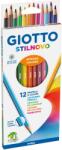 GIOTTO Creioane colorate 12 culori/cutie, GIOTTO Stilnovo (GT-025650000)