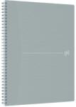 OXFORD Caiet cu spirala, OXFORD Origins, A4+, 70 file-90gsm, Scribzee, coperta PP gri deschis - dictando (OX-400150003)