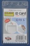 Kejea Buzunar PVC, pentru ID carduri, 61x90mm, vertical, 10 buc/set, KEJEA - cristal (KJ-T-837V)