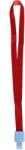 Kejea Lanyard textil, 15mm latime, sliding clip, KEJEA - rosu (KJ-K-1529-RE) - forit