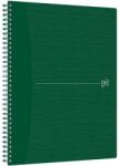 OXFORD Caiet cu spirala, OXFORD Origins, A4+, 70 file-90gsm, Scribzee, coperta PP verde - mate (OX-400150010)