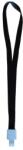 Kejea Lanyard textil, 15mm latime, snap clip, KEJEA - negru (KJ-K-1526-BK) - forit