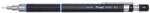 PENAC Creion mecanic profesional PENAC Protti PRC-107, 0.7mm, con metalic, varf retractabil, negru/sky blu (P-MP0107-SB-20)