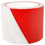 Office Products Banda pentru avertizare 75mm x 100m, 30 microni, Office Products Safety Warning - rosu/alb (OF-7880YAUC-00)
