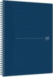 OXFORD Caiet cu spirala, OXFORD Origins, A4+, 70 file-90gsm, Scribzee, coperta PP albastra - mate (OX-400150007)