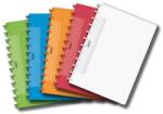 Aurora Caiet A4, 72 file - 90g/mp, coperta PP transparent color, AURORA Adoc - dictando (6011.000)
