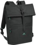 RIVACASE Riva Case Rucsac laptop Rivacase Gremio Eco Rolltop 15L, negru, 15.6", 430x280x135mm (5567 BLACK) Geanta, rucsac laptop