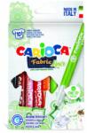 CARIOCA Carioca pentru textile, varf subtire-2.6mm, rezistent la spalare, 10 cul/cutie, CARIOCA Fabric Liner (CA-42909)
